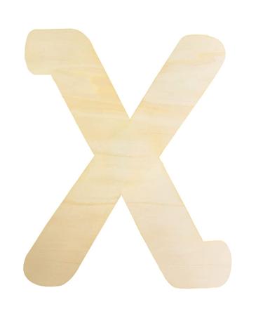 Large Wooden Letters 30cm Wooden Letter for Crafts Children's Names Capital Alphabet 5mm Thick Unfinished MDF Wood Slices Nursery Wall Hanging Art Sign Board Painting Home Decor (X)