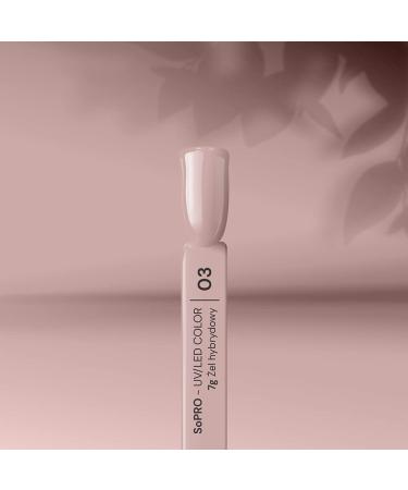 SoPro UV/LED Color Hybrid Gel *03 - 7G | Long-Lasting Nail Polish for Salon-Quality Manicures - Fast Worldwide Shipping - Buy Online on GoSupps.com