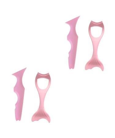 Didiseaon 4 Pcs Eyeliner Silicone Molds Eyelash Tool Applicator Tools Makeup Kit Makeup Supply Usb Mask Spoon