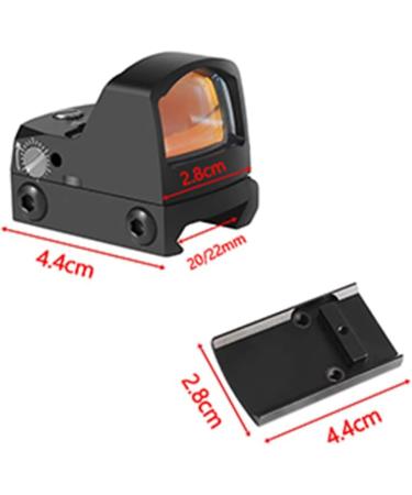 Paike Red Dot Sight - Open Reflex Optic 3.5 MOA | Precision 20mm Mount for International Shipping - Buy Online on GoSupps.com
