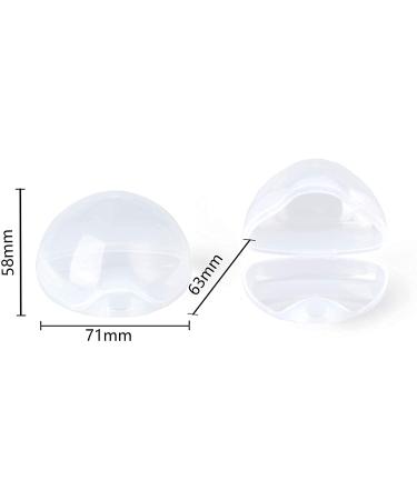 10-Piece Transparent Pacifier Storage Box Set - Portable Dustproof & Perfect for Babies and Young Girls - Buy Online on GoSupps.com