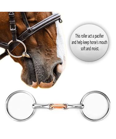 BOLDANI Loose Ring Snaffle O Ring English Happy Mouth Bit for Horses silver (5") - Buy Online on GoSupps.com