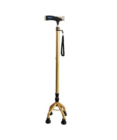 Tetrapod Walking Stick with 4 Leg stable Non Slip Crutches Adjustable height Aluminium Crutches Interesting Selfless dedication