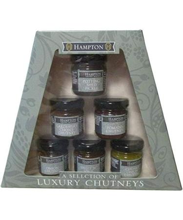 New! Hampton Chutney Selection Potting Shed Pickle Gardeners Choice Tomato Chutney Onion Chutney Caramelised Onion Small Jars Gift Set - Buy Online on GoSupps.com