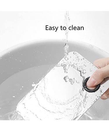 Aebor 2pcs Stainless Steel Makeup Palette Set with Spatula - Professional Artist Tool for Mixing Foundation and Nail Art - Buy Online on GoSupps.com