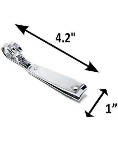 Home-X Easy Grip Nail Clippers - Large Size for Men and Women of All Ages - Buy Online on GoSupps.com