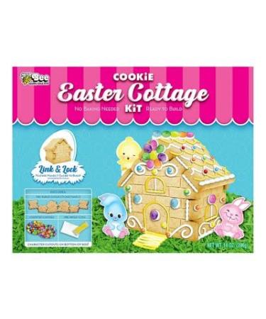 Bee International Bee Easter Sugar Cookie Cottage Kit, 14 Ounce, 14 Ounce (Pack of 1)