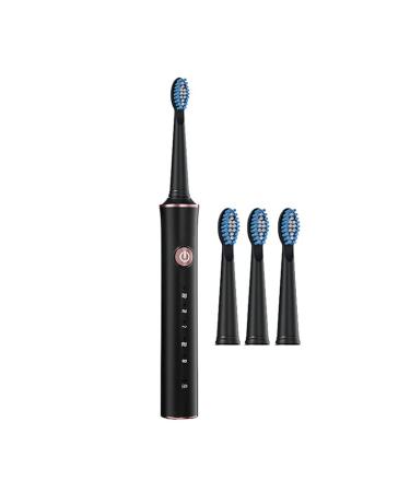 Electric Toothbrush USB Fast Charging Adult electr Tooth Brush Sonic GL42 (Black)