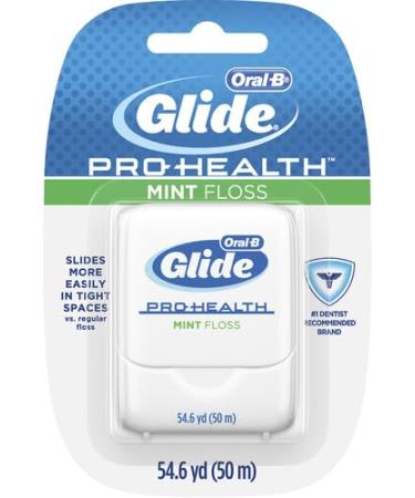 Glide Pro-Health Mint Floss 50 m - Superior Dental Care for Fresh Breath | International Shipping Available - Buy Online on GoSupps.com