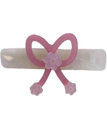 Limtula Simple Princess Hair Duckbill Clip Hair Clip w Hair Catch Barrettes Hair Adornment Hair Ornaments Pink Braided Bow Duc - Buy Online on GoSupps.com