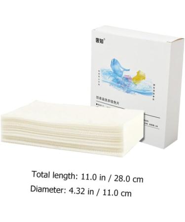KITANDOVE 2 Boxes Absorbing Film Fruit Scrunchies Colour Grabber Washing Dyeing Proof Cloth Washing Color Catcher Stain Remover Anti-dyed Cloth Washing Machine Clothes Non-woven Fabric White - Buy Online on GoSupps.com