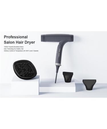 Buy Lightweight Foldable Hair Dryer - Dual Ionic Blow Dryer for Fast Drying | Travel-Friendly with 12 Modes & Powerful Brushless Motor - Buy Online on GoSupps.com