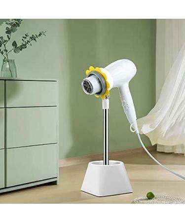 Hands-Free Blow Dryer Holder Countertop 180 Degree Rotating Flower Shape Dryer Stand with Heavy Base for Women and Pets Hair Drying - Buy Online on GoSupps.com