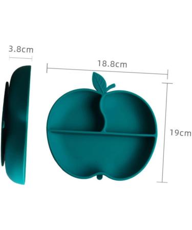 TOYANDONA Silicone Dinner Grid Tableware for Kids - Reusable Anti-fall Training Plate with Suction for Mess-free Eating - Buy Online on GoSupps.com