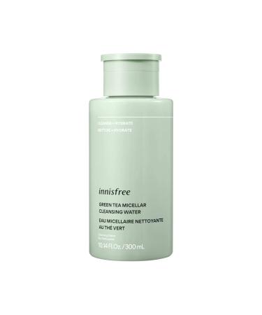 innisfree Green Tea Hydrating Micellar Cleansing Water: Antioxidant  Amino Acid Rich  Hydration  Lifts away Makeup and Sunscreen New Version