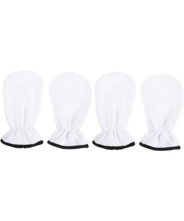 FOMIYES 2 Pairs Maintenance Essential Oil Gloves Hot Wax Mitts Hand Wax Gloves Paraffin Wax for Feet Warmer Hand Care Mittens Hand Mitts Paraffin Hand Mittens Flannel Cosmetic Spa White - Buy Online on GoSupps.com