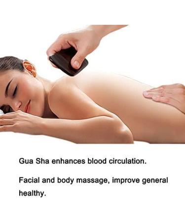 Buffalo Horn Gua Sha Board Massage Tool Set - 5 Piece Gua Sha Kit for Natural Skincare & Wellness | International Shipping Available - Buy Online on GoSupps.com