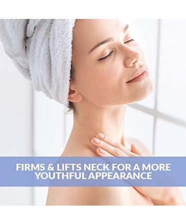 Firming Neck Cream for Chin to Chest | Skin Tightening with Caffeine & Hyaluronic Acid | Anti-Aging Wrinkle Cream - Buy Online on GoSupps.com