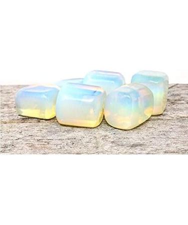 6 pcs Opalite Crystal Tumbled Stone Lot Natural Gemstones in Gift Pouch/Rocks for Crystal Chakra Reiki Balancing - Buy Online on GoSupps.com