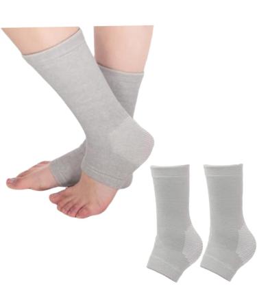 Buy Bamboo Compression Foot Sleeves - Anti-Fatigue Sleeping Socks for Pain Relief & Ankle Support (2 Pairs) | International Shipping Available - Buy Online on GoSupps.com