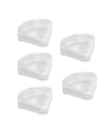 Milageto 5 Pcs Triangle Case Dust-proof Vanity Case for The