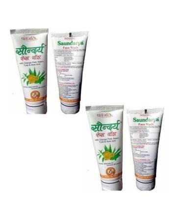 Patanjali 2 X Saundarya Face Wash 60Ml Pack Of 2 by Patanjali