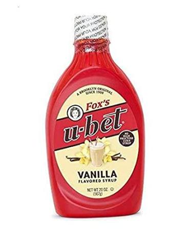 Fox's U-Bet Vanilla Syrup (20 Oz Bottle)