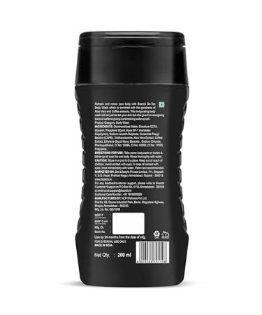 Bear_do De-Tan Body Wash for Men | Tan Removal & Caffeine Formula | 200ml Coffee & Aloe Extracts | Refreshing Fragrance for Body & Face - Buy Online on GoSupps.com