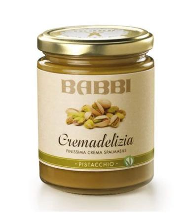Babbi Pistachio Spread - Gluten-Free Breakfast Spread from Italy - 10.58oz - Buy Online on GoSupps.com