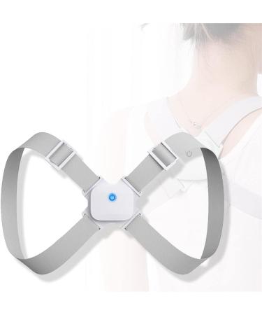 DFHBFG Back Shoulder Brace - Adjustable Posture Corrector Belt for Men & Women | Spine Support in Gray - Buy Online on GoSupps.com