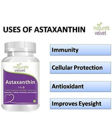 QURA Nature's Velvet Lifecare Astaxanthin (60 Softgels 2 mg) - Buy Online on GoSupps.com