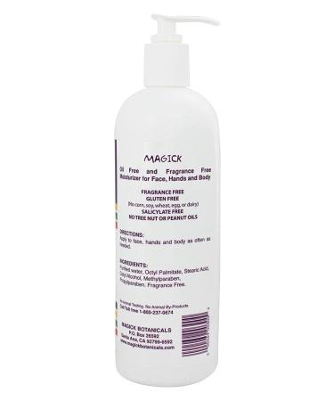 Fragrance Free Lotion-Oil | Magick Botanicals 16 oz - Nourishing Hydration for All Skin Types - Ships Internationally - Buy Online on GoSupps.com