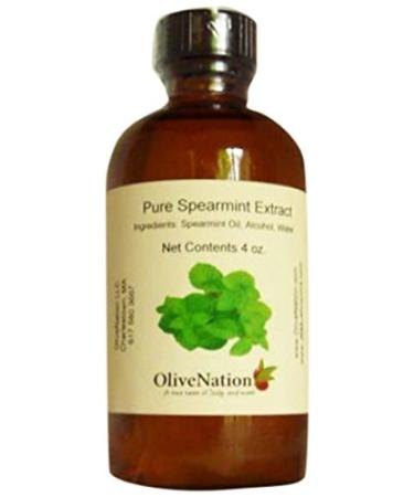 OliveNation Pure Spearmint Extract 4 oz. 4 Ounce (Pack of 1)