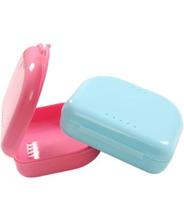 JIHUOO 6-Piece Dental Retainer Box Set | Denture Storage Containers & Cases for Optimal Oral Care - Buy Online on GoSupps.com