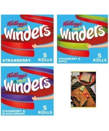 Fruit Winders Strawberry Strawberry and Blackcurrant and Strawberry and Apple and Kitchenfella Top Movie Treats - Buy Online on GoSupps.com