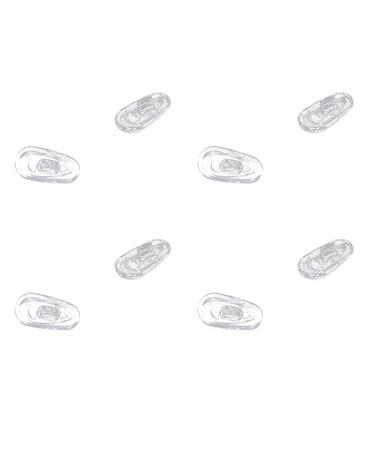 Oikabio 100 pairs of silicone nose pads oval to press on