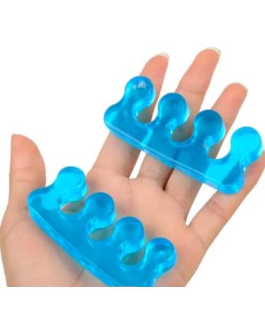 KG Blue Gel Toe Separator & Nail Polish Separator Pedicure Kit | Foot Stretcher & Spacer for Stress Relief | Bunion Corrector & Pain Relief | 2 Piece Set for Women & Men - Buy Online on GoSupps.com