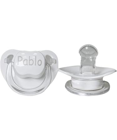 Personalized Newborn Gift Set - Custom Pacifiers Doudou & Clip for Girls (0-6 Months) - Perfect Baby Shower Gift - Buy Online on GoSupps.com