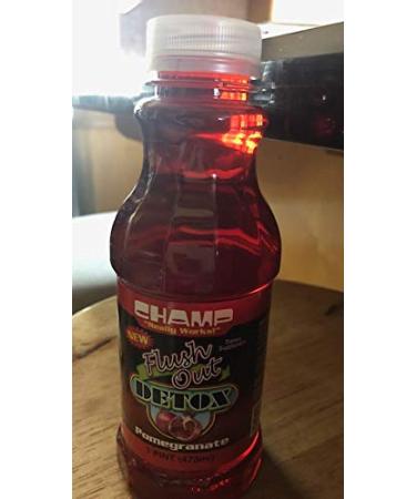 Champ Flush Out Detox Drink - Pomegranate16 oz