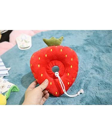 QYCX Pet Collar-Adjustable Cat Recovery Collar&Cute Soft Strawberry Neck Cone After Surgery Anti-Bite Lick Wound Healing Protective Cat Elizabethan Collar for Kitten&Puppy - Buy Online on GoSupps.com