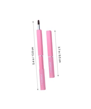 MAGICLULU Portable Lipstick Applicator & Travel Makeup Brush Flexible Eye Brushes for Lip Gloss & Eyebrow Application Mini Pink Lip Brushes for On-the-Go Beauty - Buy Online on GoSupps.com