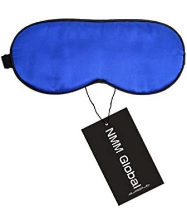 NMM Global 100% Natural Silk Kids Sleep Eye Mask - Adjustable Strap - Baby Blue Small - Buy Online on GoSupps.com