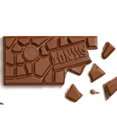 Tony's Chocolonely Milk Chocolate Chip Cookie Chocolate Bar 12 x 180g Tasty And Twisty Treat Gift Hamper For Birthday Christmas Sold By Kidzbuzz - Buy Online on GoSupps.com