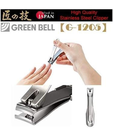 Green Bell Japanese Stainless Steel Curved Blade Nail Clipper - Made in Japan | G-1205 - Buy Online on GoSupps.com