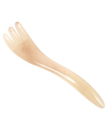 SESESFOUFU Kratzkamm Sleek Starrisus Teeth Face Schaber Hair growth Hair growth Head massager against headache massage bale beeswax accessories for beauty salons scratch board 14.5x3cm As shown
