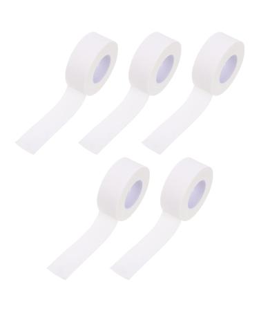 5 Rolls Pressure Sensitive Tape Portable Tape Gentle Adhesion Tape Supple Medical Tape Medical Accessories Tape Medical Paper Tape Gauze Fixing Tape Safe Medical Tape