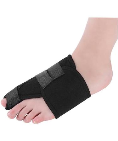 ducalmoral Bunion Corrector Splints for Big Toe - Pain Relief Hallux Valgus Corrector Toe Straightener & Hammer Toe Separator - Breathable 1 Pair with Bunion Corrector Sleeve Spacer Separator (M)