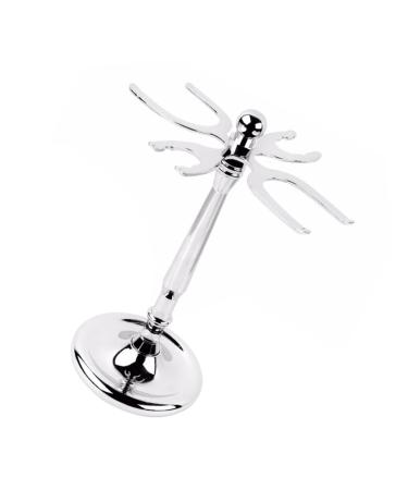 PopetPop Bartbrush holder Restaurant stand made of metal mustache-rasi stands of safety-shaped storage.Manual razor stand Razor Shaving shaving base man stainless steel