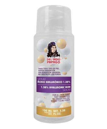 Del Indio Papago Hyaluronic Acid Serum - Intensive Hydration for All Skin Types | Anti-Aging Formula | Limited Edition 3.38 Fl Oz - Buy Online on GoSupps.com