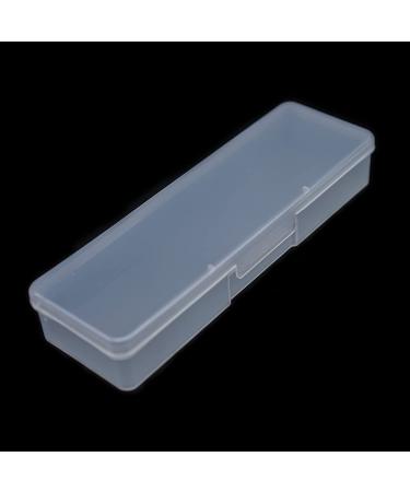8-Piece Clear Manicure Tool Box for Nail Art - Transparent Plastic Organizer Case (7.1x1.96x1.18) - Buy Online on GoSupps.com